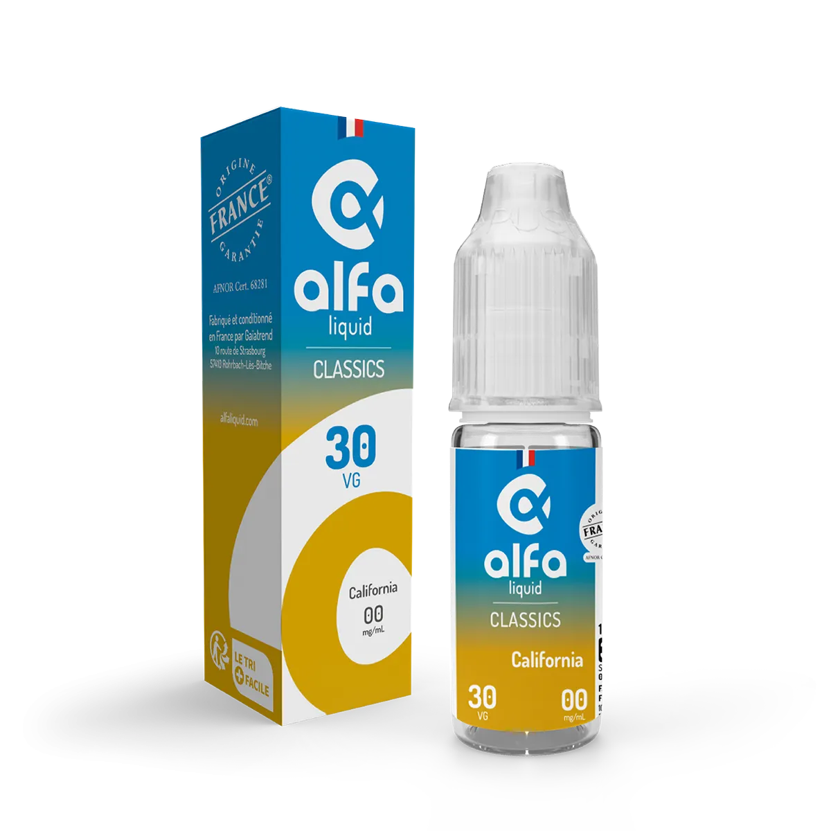 California - Alfaliquid Classics - VAPELA STORE